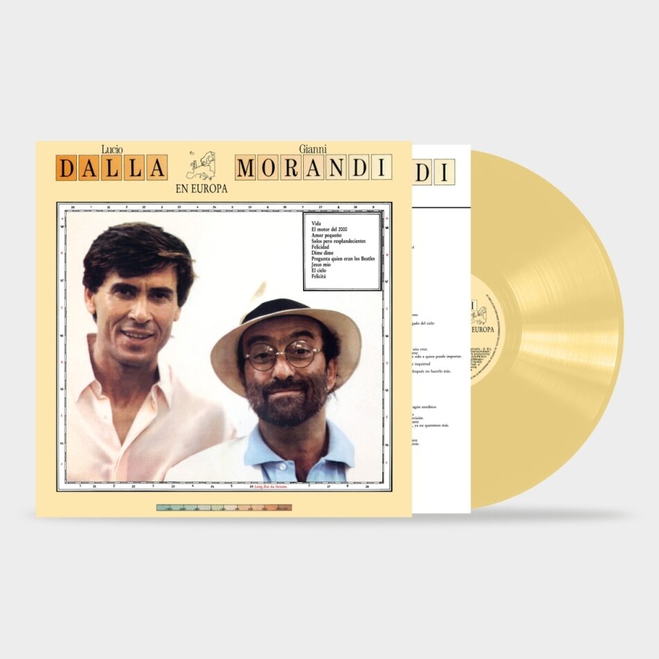 Lucio Dalla & Gianni Morandi - Dalla Morandi En Europa Cream Vinyl, LP