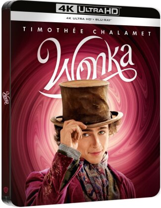 Wonka (2023) (&Eacute;dition Limit&eacute;e, Steelbook, 4K Ultra HD + Blu-ray)