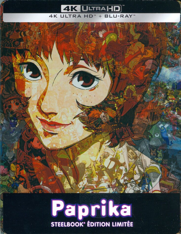 Paprika (2006) Limited Edition, Restaurierte Fassung, Steelbook, 4K Ultra HD + Blu-ray