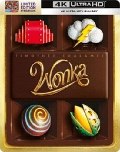 Wonka (2023) Limited Edition, Steelbook, 4K Ultra HD + Blu-ray
