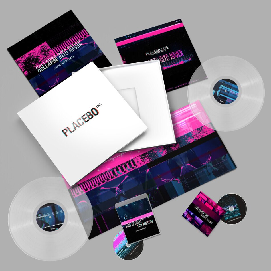 Placebo - Placebo Live In Europe 2023 Premium Box Set, Limited Edition, 2 LPs + CD + Blu-ray