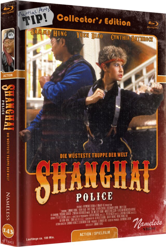 Shanghai Police (1986) Cover C, Limited Collector's Edition, Mediabook, 3 Blu-rays
