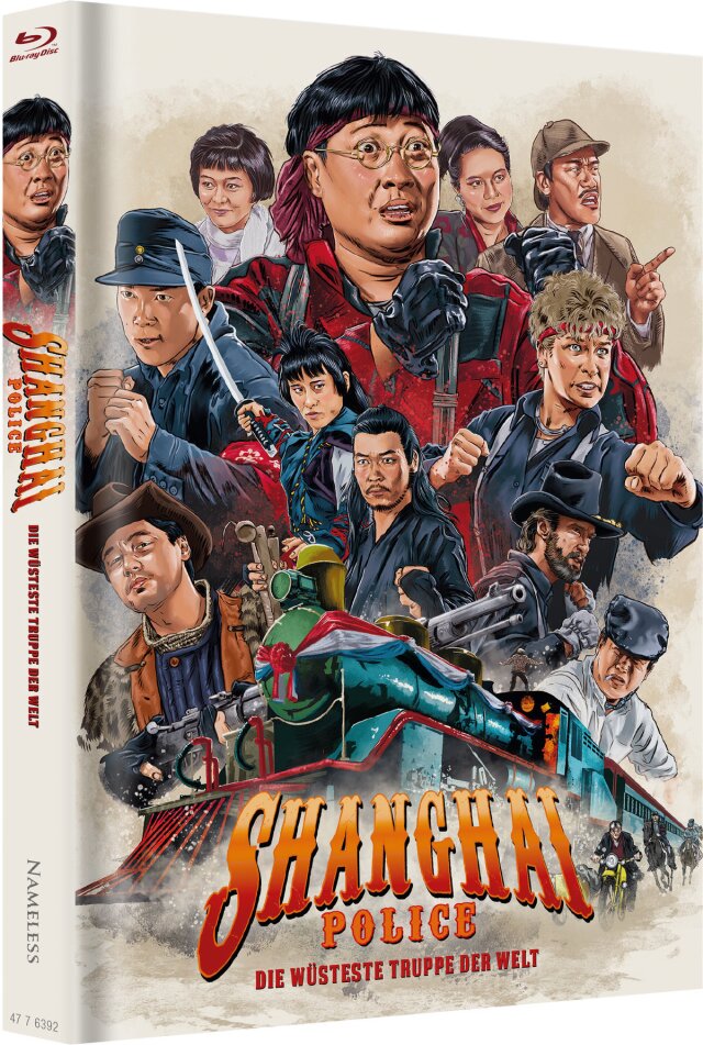 Shanghai Police (1986) Cover B, Limited Edition, Mediabook, 3 Blu-rays