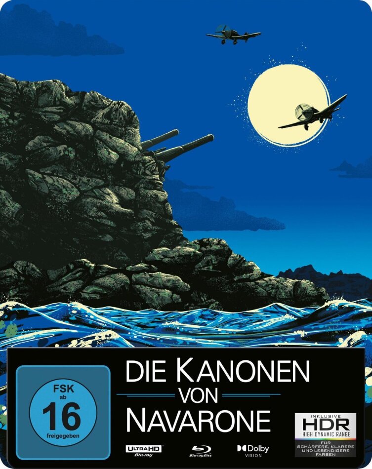 Die Kanonen von Navarone (1961) Limited Edition, Remastered, Steelbook, 4K Ultra HD + Blu-ray