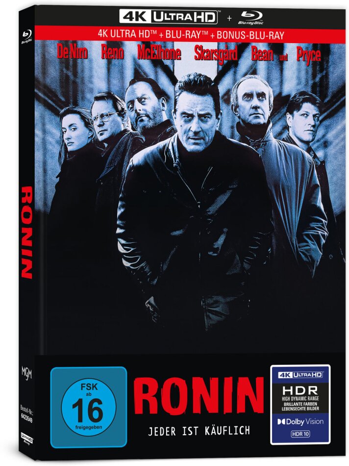 Ronin (1998) Limited Edition, Mediabook, 4K Ultra HD + 2 Blu-rays