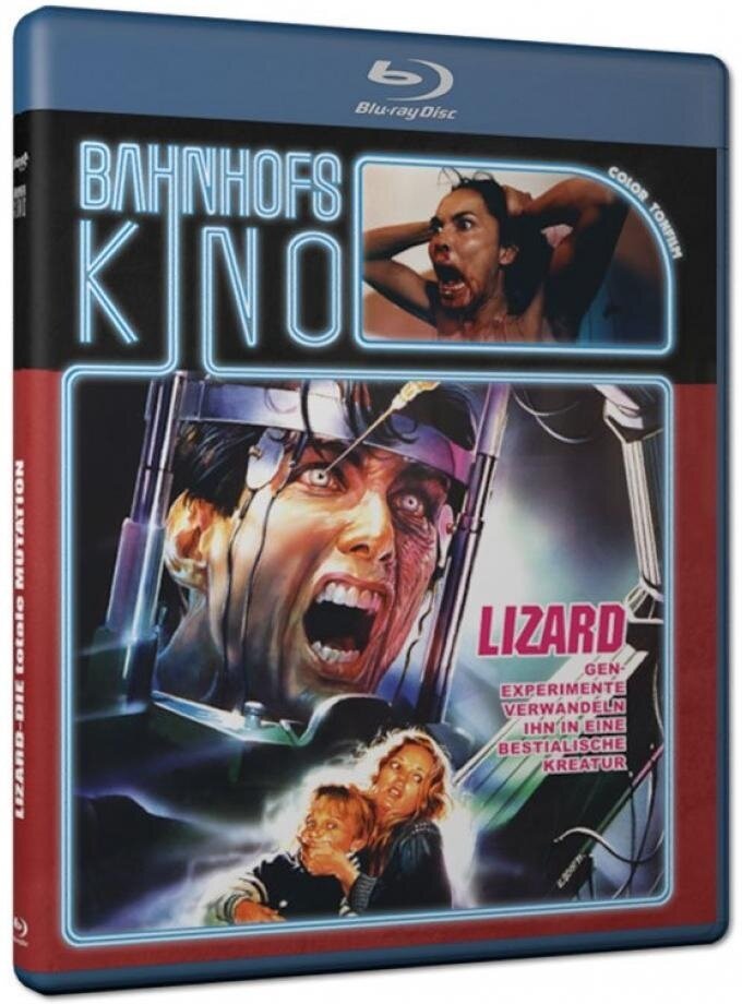 Lizard - Die totale Mutation (1990) Wendecover, Bahnhofskino