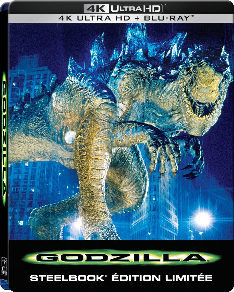 Godzilla (1998) Édition Limitée, Steelbook, 4K Ultra HD + Blu-ray