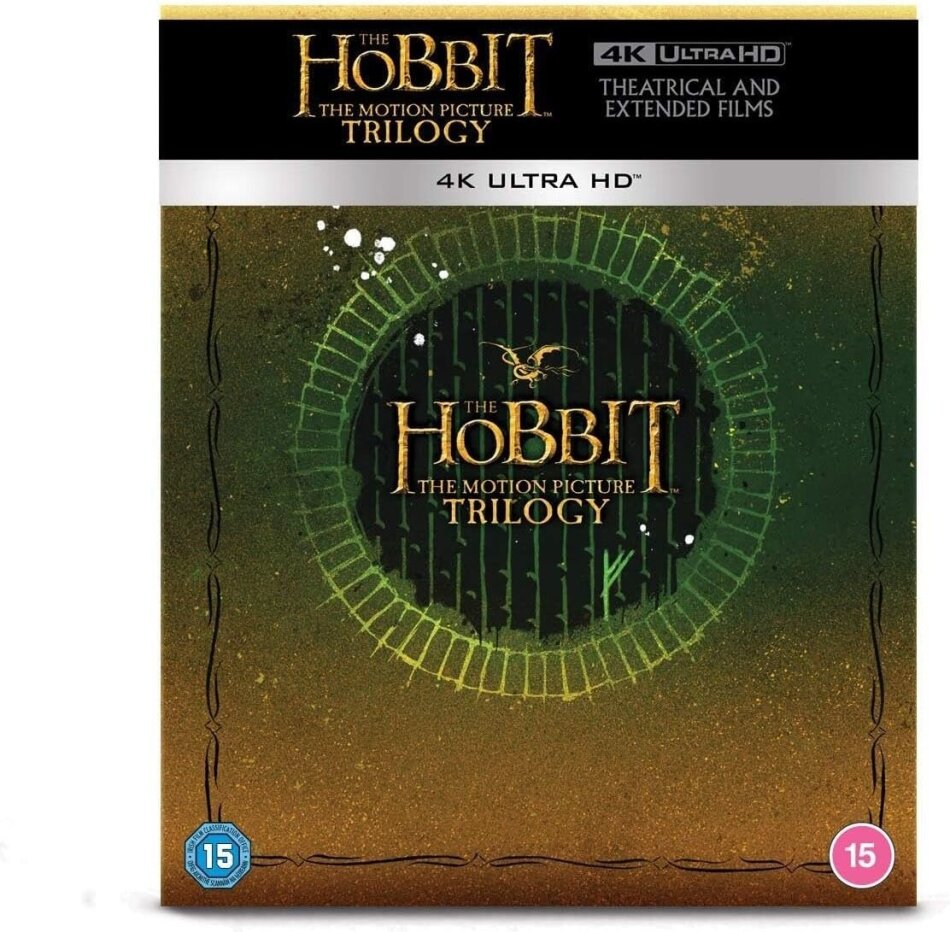 The Hobbit Trilogy Extended Edition, Kinoversion, Limited Edition, Steelbook, 6 4K Ultra HDs