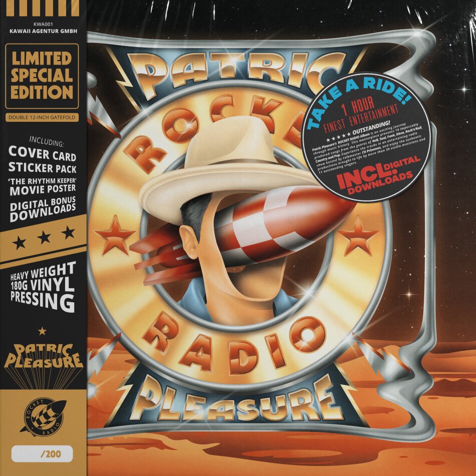 Patric Pleasure - Rocket Radio Gatefold, Special Edition, 2 LPs + Digital Copy