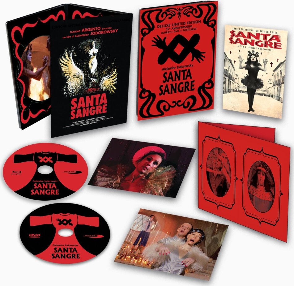 Santa Sangre (1989) 35th Anniversary Edition, Deluxe Edition, Blu-ray + DVD