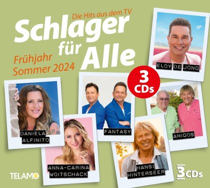 Schlager f&uuml;r Alle: Fr&uuml;hjahr/Sommer 2024 (3 CDs)