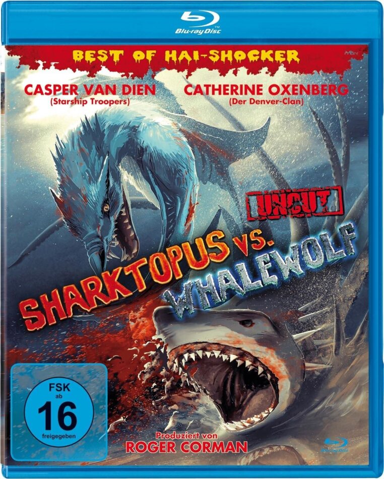 Sharktopus vs. Whalewolf (2015) Best of Hai-Shocker, Uncut