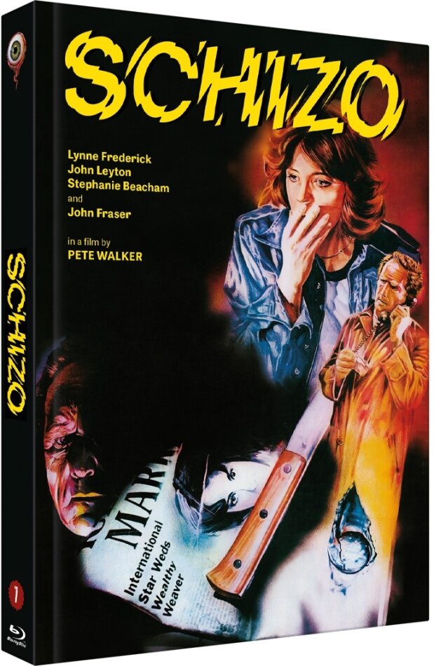 Schizo (1976) Cover D, Limited Edition, Mediabook, Blu-ray + DVD