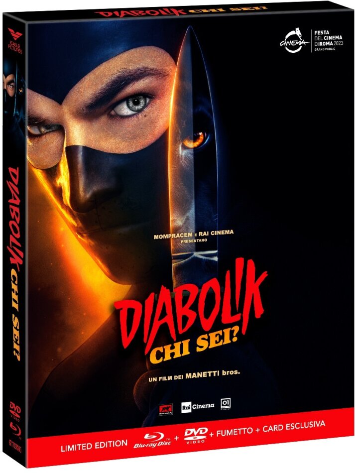 Diabolik chi sei? (2023) + Fumetto, + Card, Limited Edition, Blu-ray + DVD
