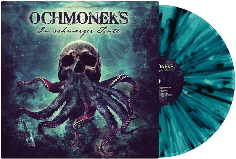 Ochmoneks - In schwarzer Tinte Gatefold, Limited Edition, Turquoise Black Splatter Vinyl, LP