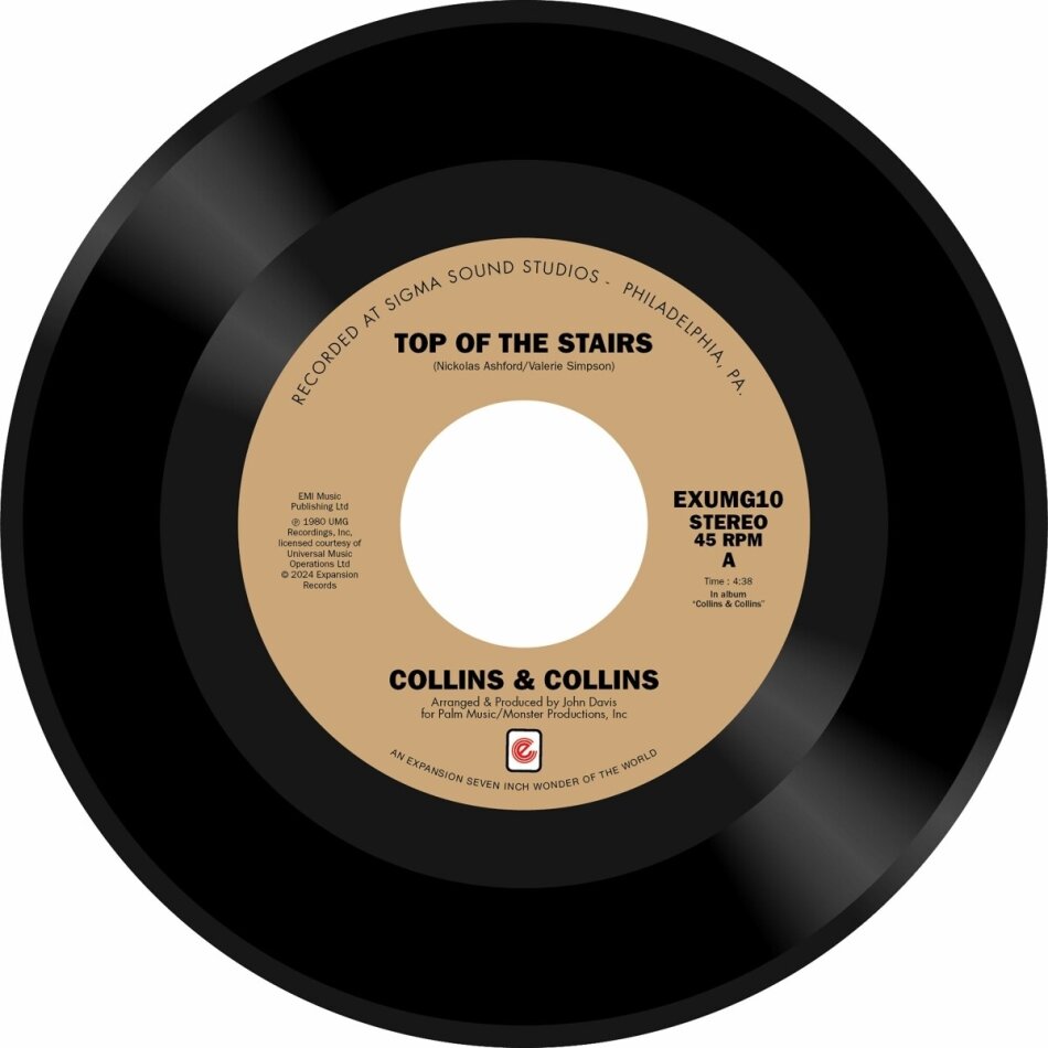 Collins & Collins - Top Of The Stairs 2024 Reissue, 7" Single