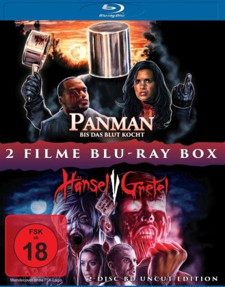 Panman - Bis das Blut kocht (2011) / H&auml;nsel V Gretel (2015) (Uncut, 2 Blu-rays)