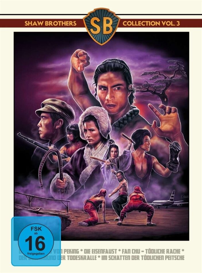 Shaw Brothers Collection - Vol. 3 Limited Edition, Mediabook, 5 Blu-rays