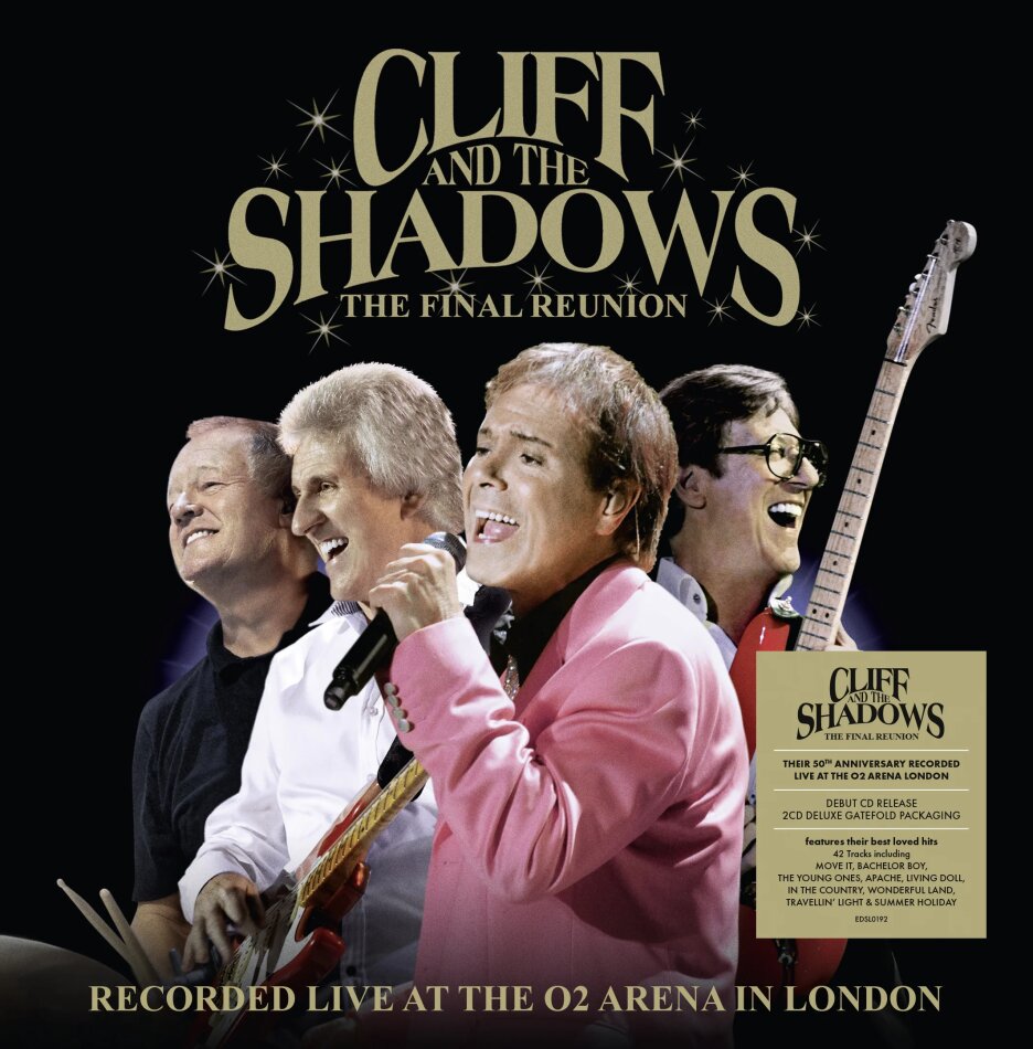 Cliff Richard & The Shadows - Final Reunion - Live at the O2 Arena in London Gatefold, Deluxe Edition, 2 CDs