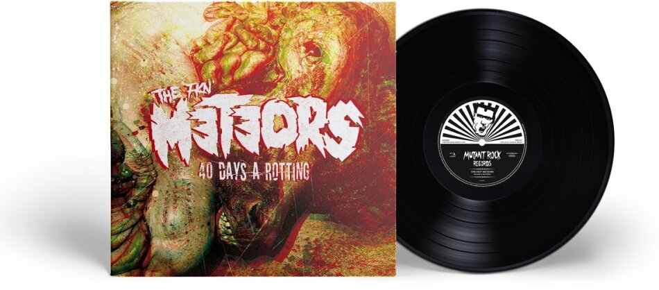 The Meteors - 40 Days A Rotting Black Vinyl, LP