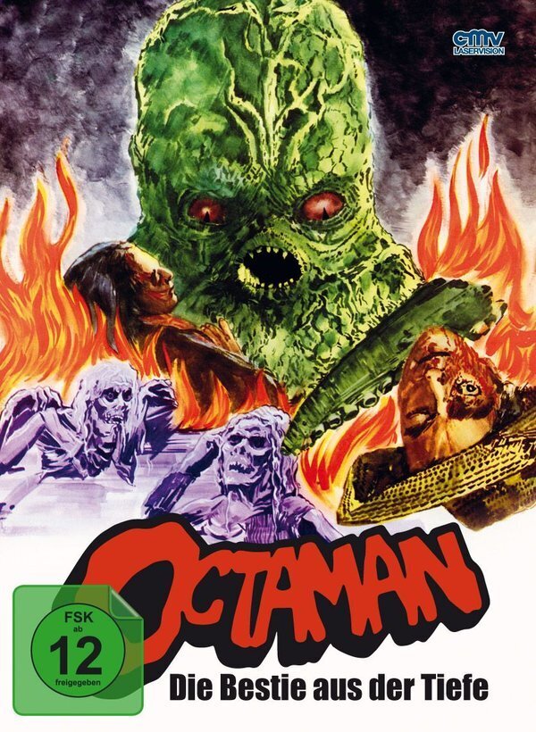 Octaman - Die Bestie aus der Tiefe (1971) Cover A, Limited Edition, Mediabook, Blu-ray + DVD