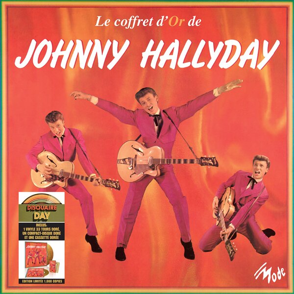 Johnny Hallyday - La Coffret D'or LP + CD + Cassette audio