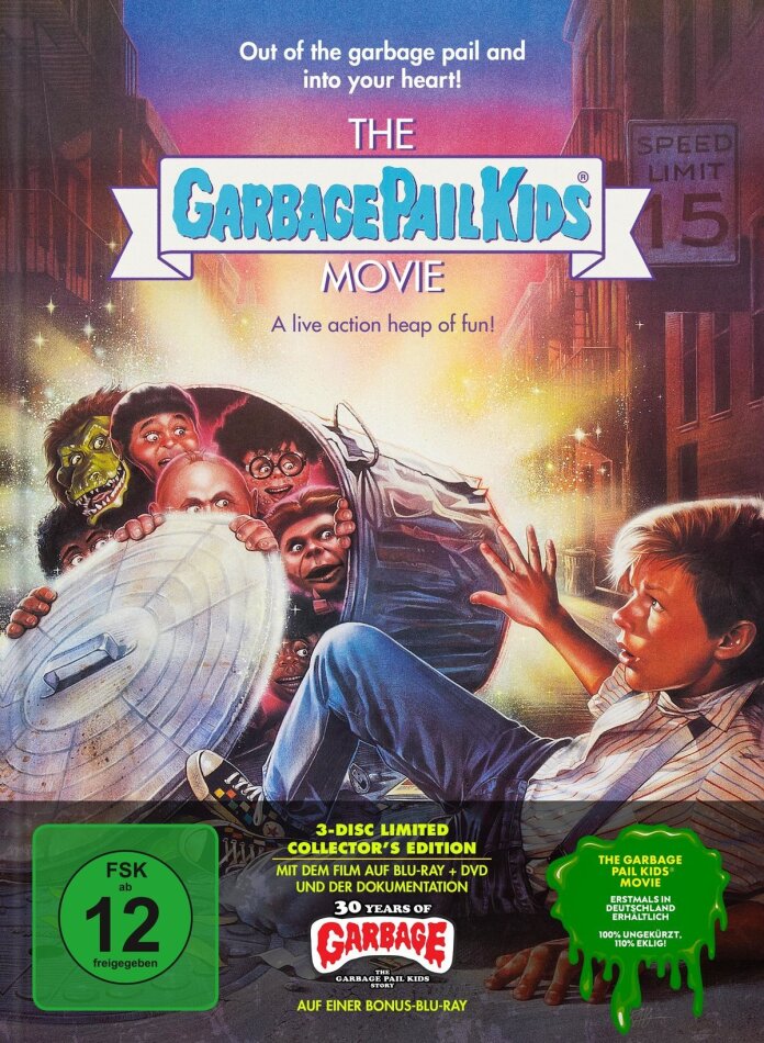 The Garbage Pail Kids Movie (1987) Limited Collector's Edition, Mediabook, Uncut, 2 Blu-rays + DVD