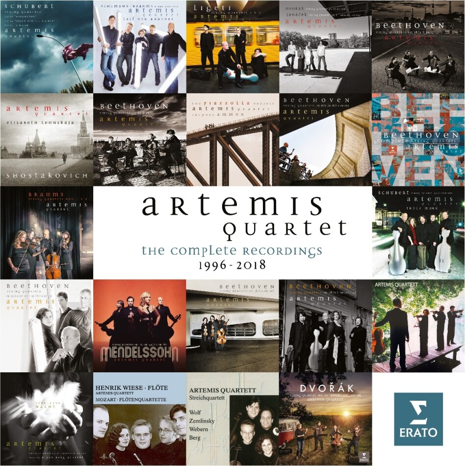 Artemis Quartett, Ludwig van Beethoven (1770-1827), Alban Berg (1885-1935), Felix Mendelssohn-Bartholdy (1809-1847), … - The Complete Recordings 1996-2018 23 CDs