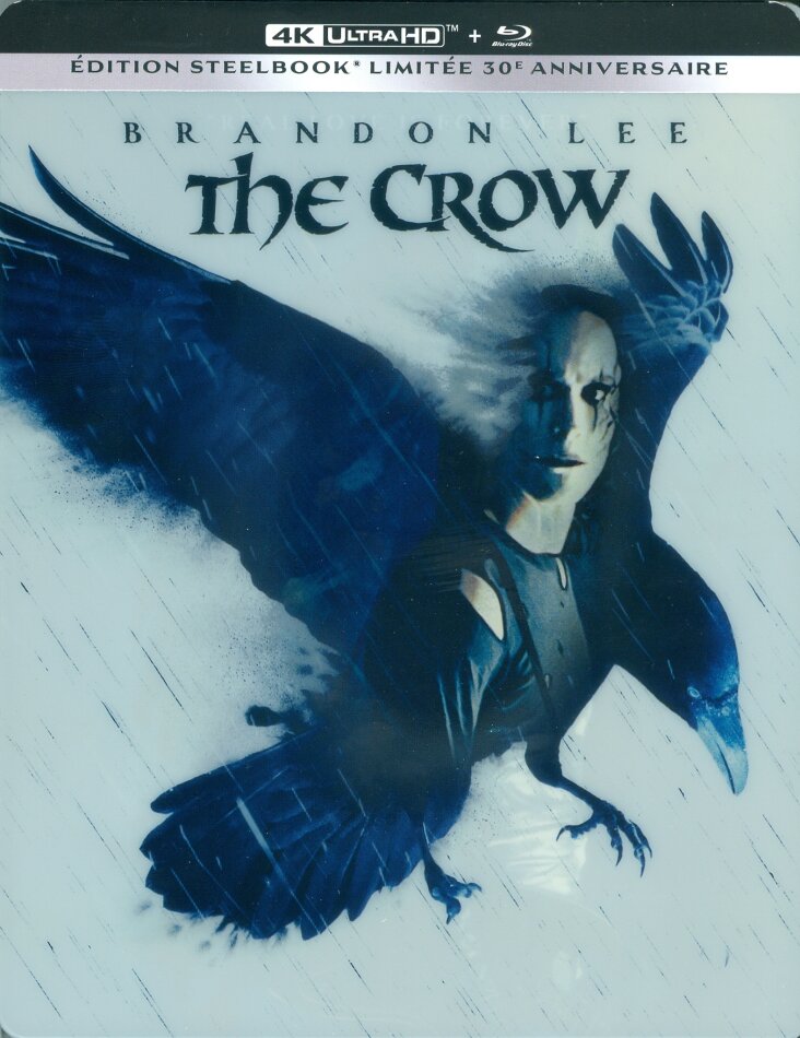 The Crow (1994) Édition Limitée 30ème Anniversaire, Steelbook, 4K Ultra HD + Blu-ray