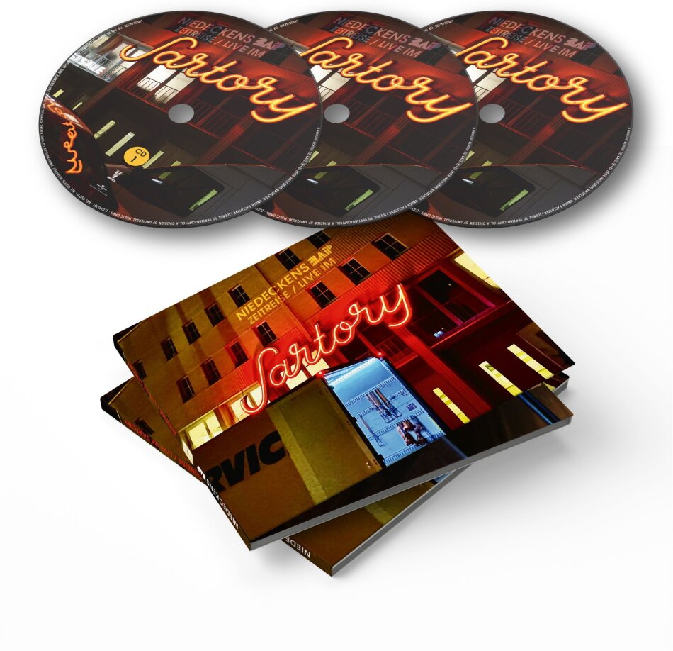 Niedeckens BAP - Zeitreise/Live Im Sartory Digipack, 3 CDs