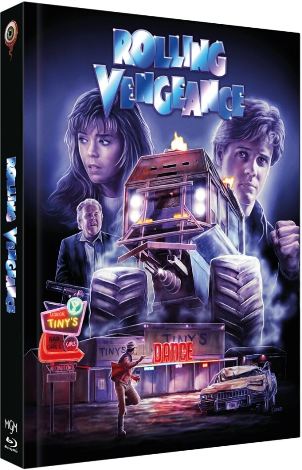 Rolling Vengeance (1987) Cover C, Limited Edition, Mediabook, Blu-ray + DVD