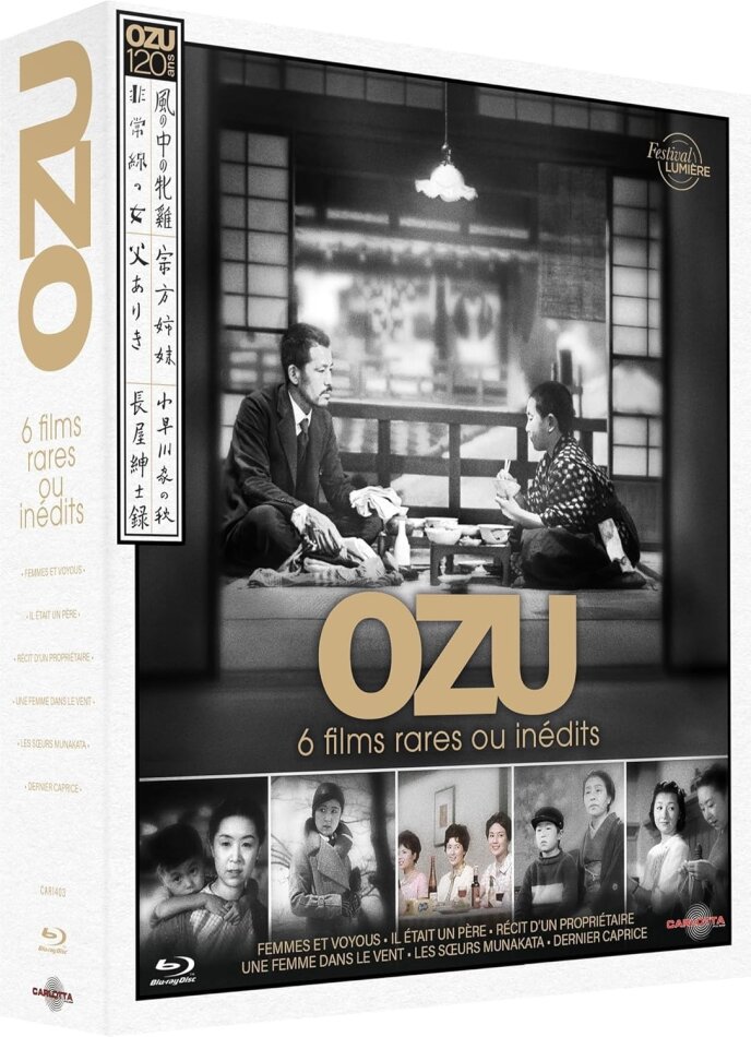 Ozu - 6 films rares ou inedits 4 Blu-rays