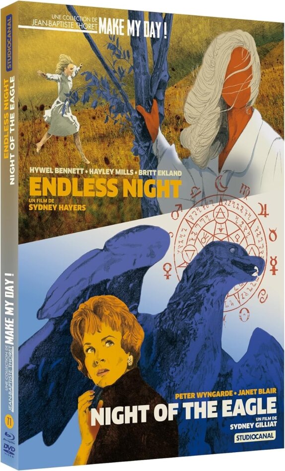 Night of the Eagle (1962) / Endless Night (1972) Make My Day! Collection, 2 Blu-rays + 2 DVDs