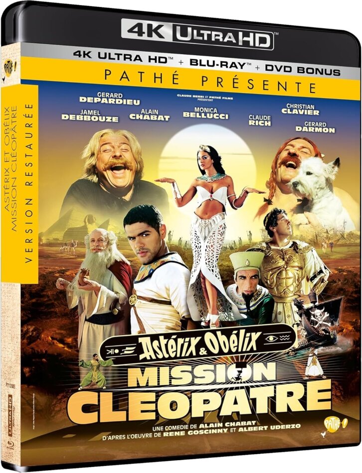Astérix & Obélix - Mission Cléopâtre (2002) Restaurierte Fassung, 4K Ultra HD + Blu-ray + DVD