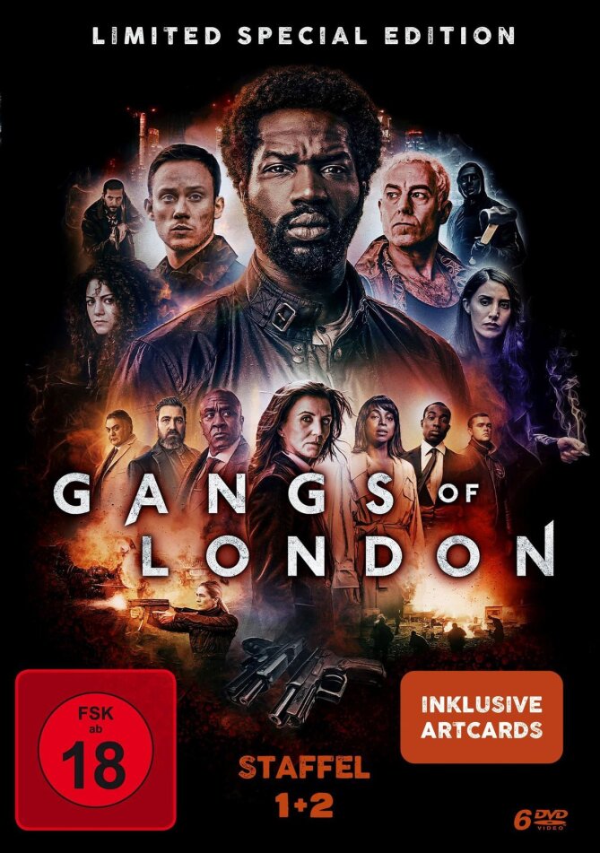 Gangs of London - Staffel 1+2 Limited Special Edition, 6 DVDs