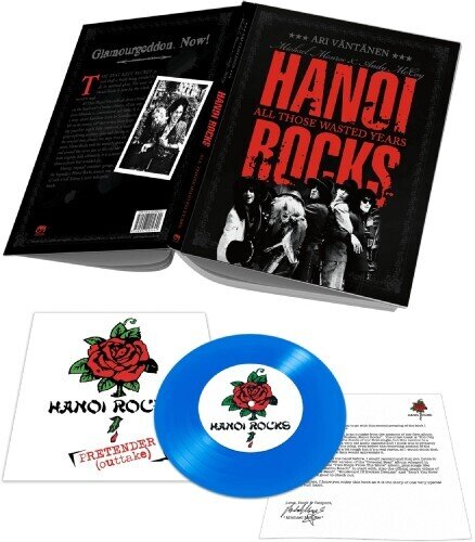 Hanoi Rocks - All Those Wasted Years Blue Vinyl, 7" Single + Buch