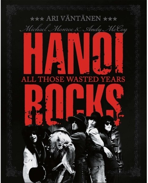 Hanoi Rocks - All Those Wasted Years Red Vinyl, 7" Single + Buch
