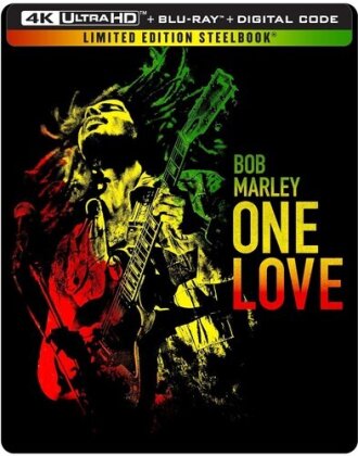 Bob Marley: One Love (2024) (Limited Edition, Steelbook, 4K Ultra HD + Blu-ray)