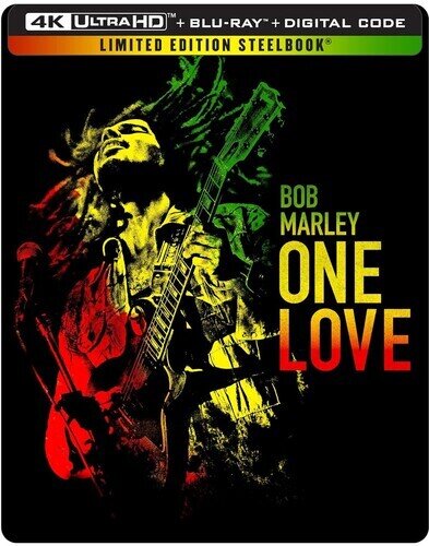 Bob Marley: One Love (2024) Limited Edition, Steelbook, 4K Ultra HD + Blu-ray