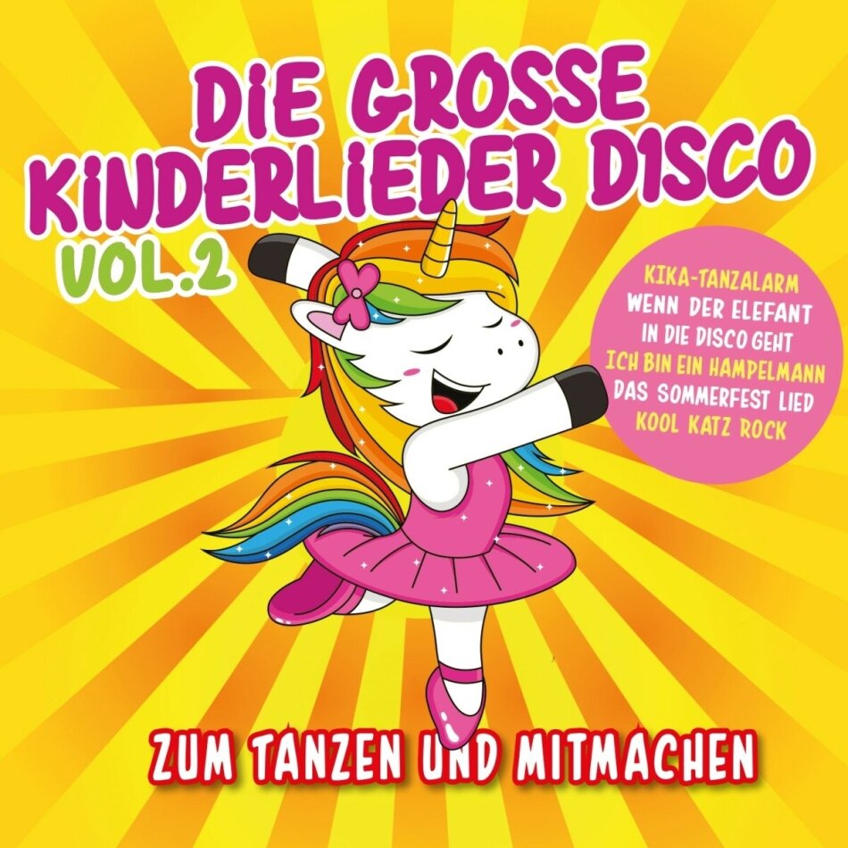 Die Grosse Kinderlieder Disco Vol. 2 2 CDs