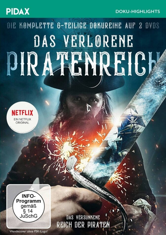Das verlorene Piratenreich - Die komplette 6-teilige Dokureihe (2021) Pidax Doku-Highlights, 2 DVDs