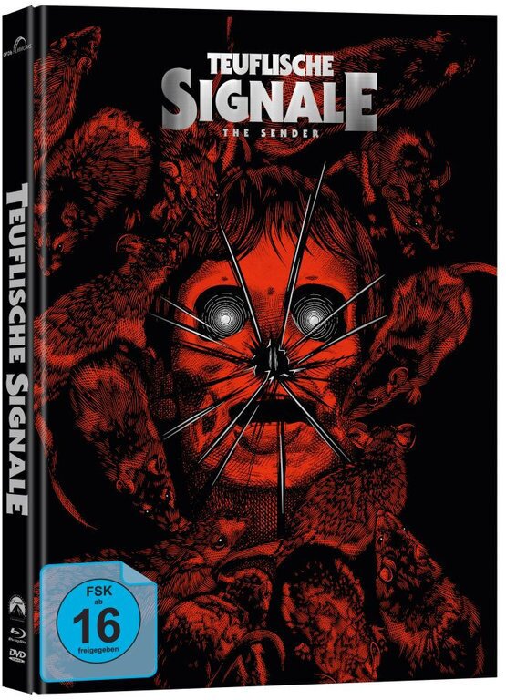 Teuflische Signale - The Sender (1982) Cover B, Limited Collector's Edition, Mediabook, Blu-ray + DVD