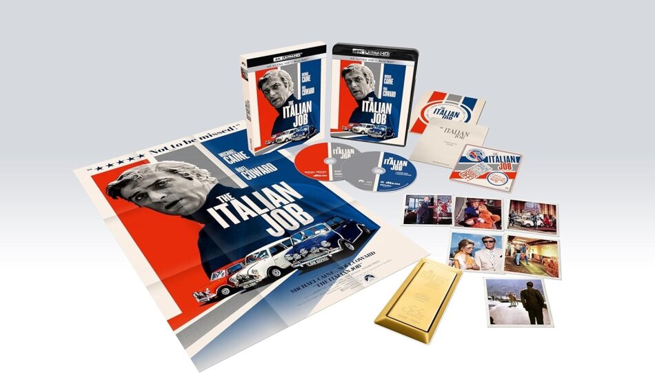 The Italian Job (1969) 55th Anniversary Edition, Limited Collector's Edition, 4K Ultra HD + Blu-ray