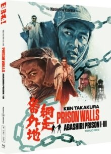 Prison Walls - Abashiri Prison 1-3 The Masters of Cinema Series, Limited Special Edition, Restaurierte Fassung, 3 Blu-rays