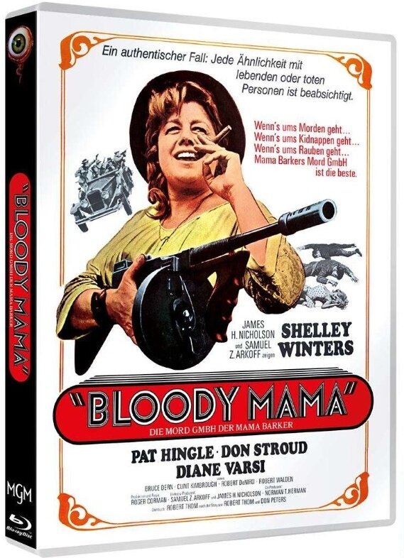 Bloody Mama (1970) Wendecover, Limited Edition, Blu-ray + DVD