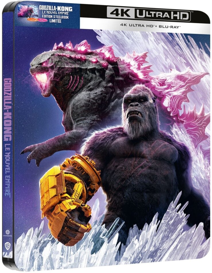 Godzilla x Kong : Le Nouvel Empire (2024) Limited Edition, Steelbook, 4K Ultra HD + Blu-ray