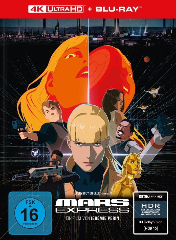 Mars Express (2023) Limited Collector's Edition, Mediabook, 4K Ultra HD + Blu-ray