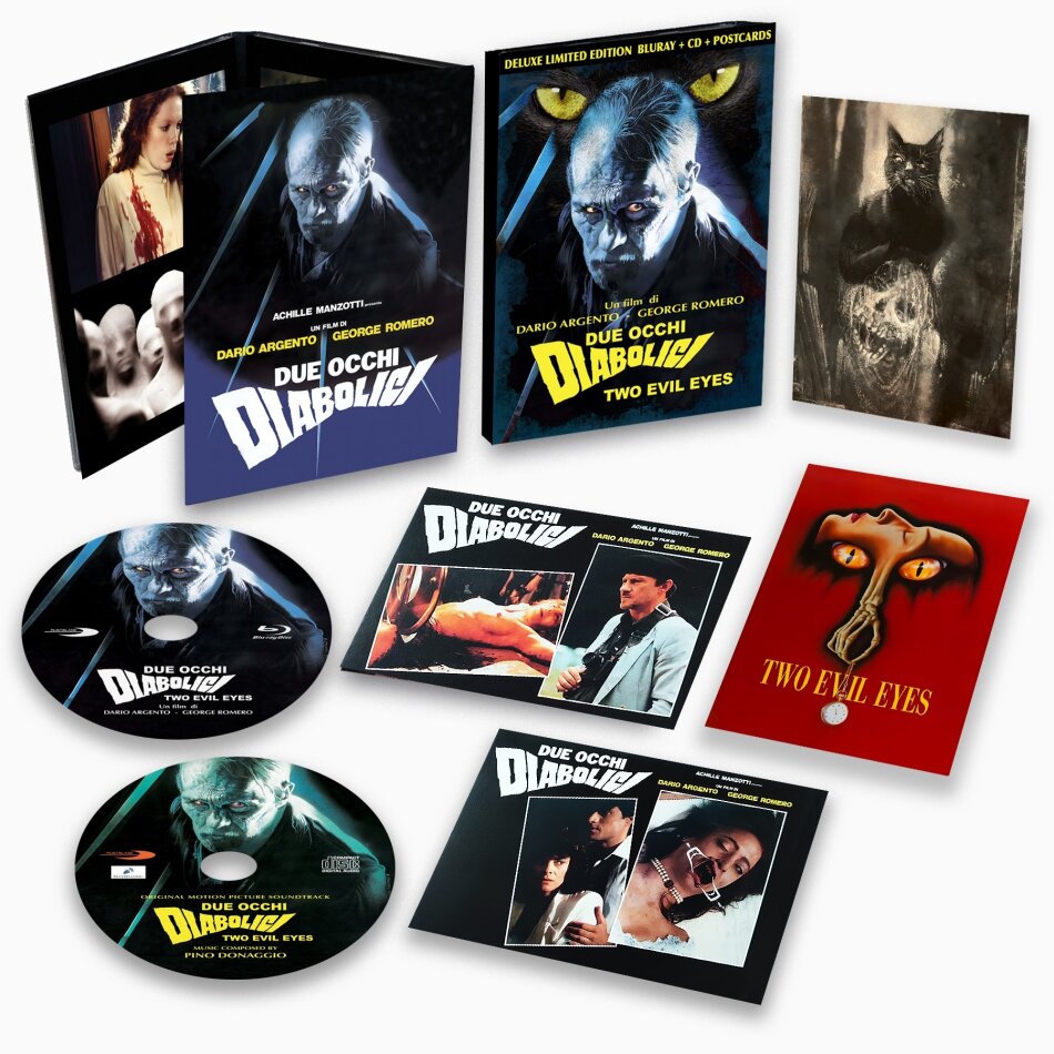 Due occhi diabolici (1990) + Postcards, Limited Deluxe Edition, Blu-ray + CD