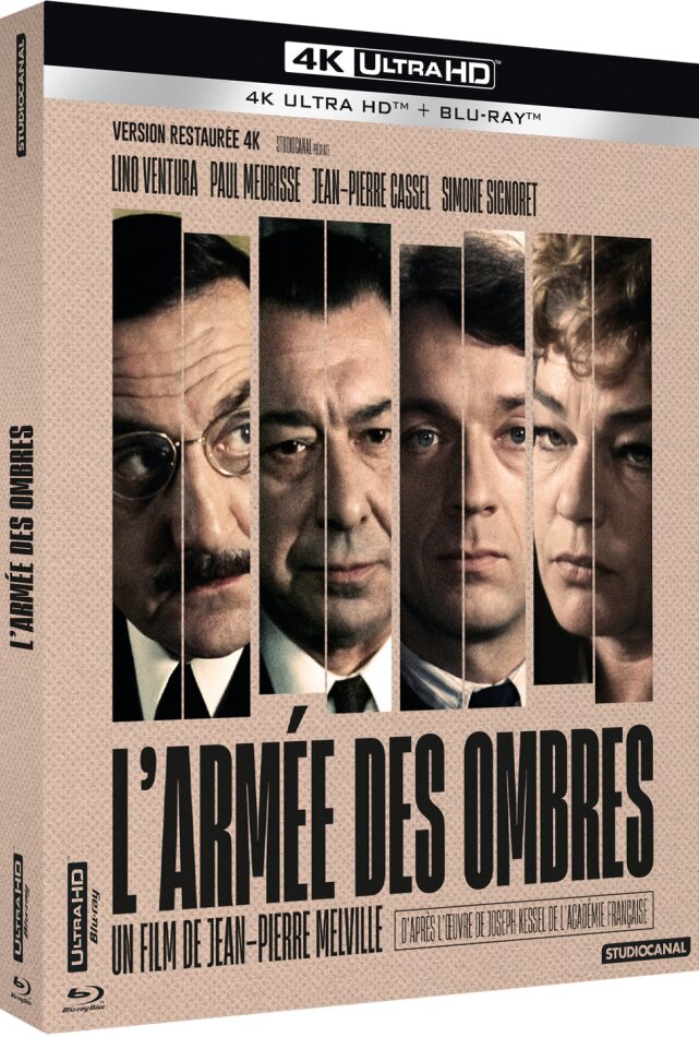 L'armée des ombres (1969) Limited Edition, 4K Ultra HD + Blu-ray