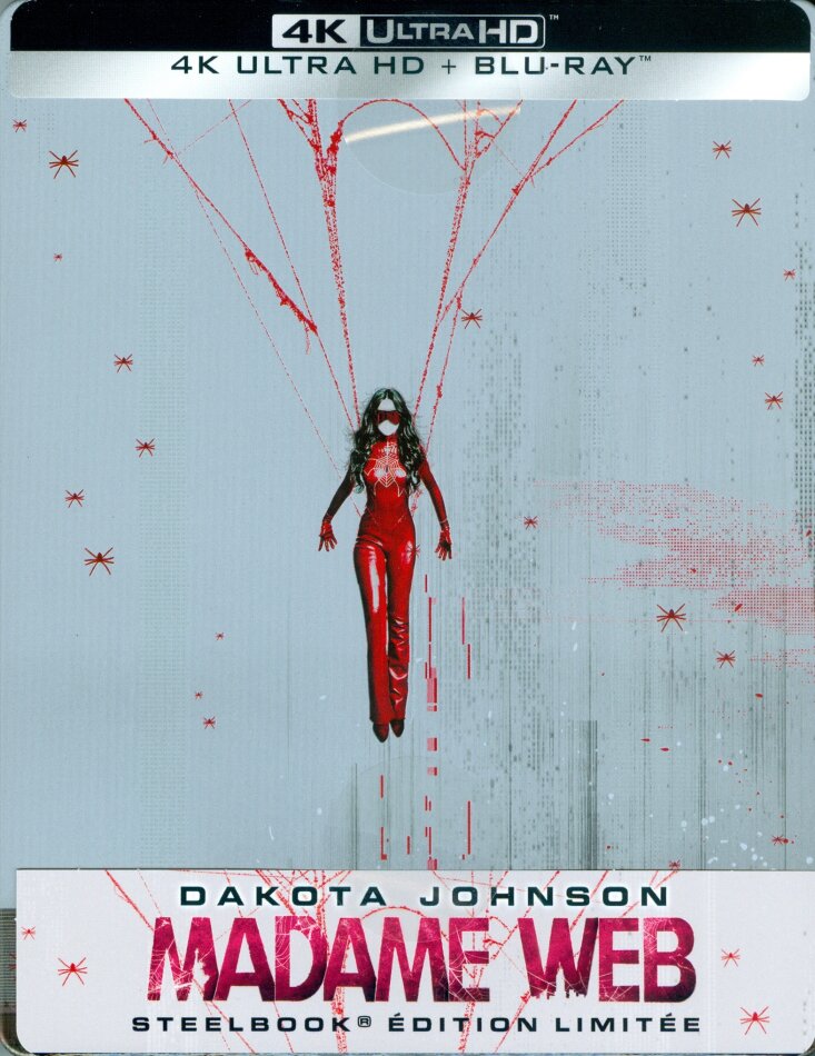 Madame Web (2024) Édition Limitée, Steelbook, 4K Ultra HD + Blu-ray